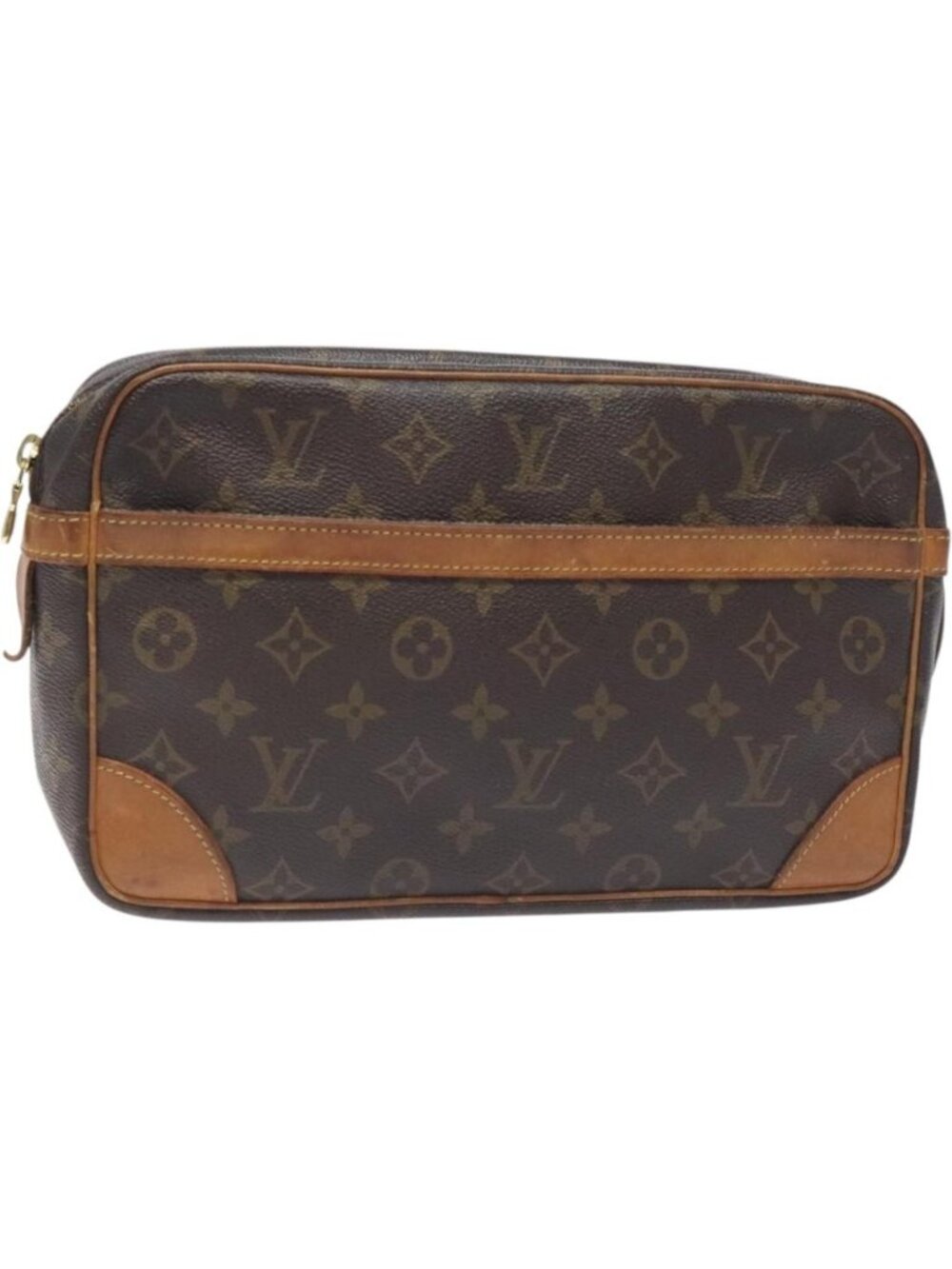 LOUIS VUITTON Monogram Compiegne 28 Clutch Bag M51845